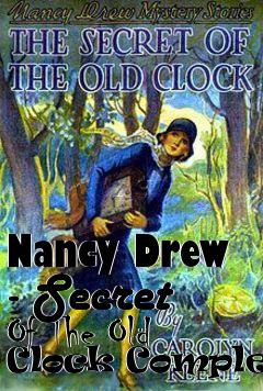 Box art for Nancy Drew - Secret Of The Old Clock