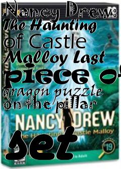 Box art for Nancy Drew: The Haunting of Castle Malloy