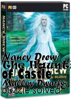 Box art for Nancy Drew: The Haunting of Castle Malloy