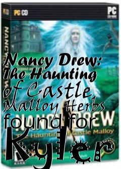 Box art for Nancy Drew: The Haunting of Castle Malloy