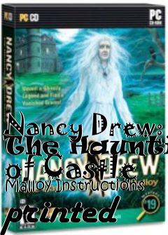 Box art for Nancy Drew: The Haunting of Castle Malloy