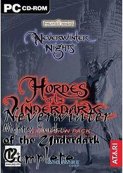 Box art for Neverwinter Nights: Hordes of the Underdark