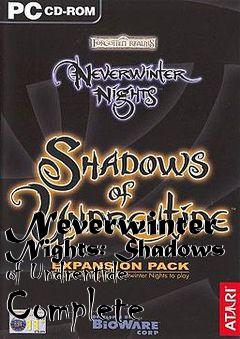 Box art for Neverwinter Nights: Shadows of Undrentide