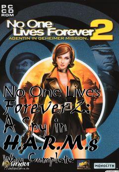 Box art for No One Lives Forever 2: A Spy in H.A.R.M.s Way