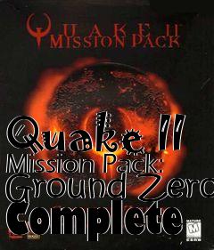 Box art for Quake II Mission Pack: Ground Zero