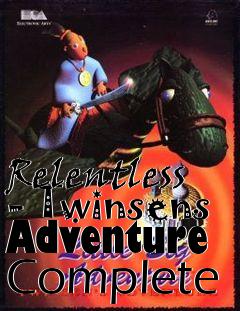 Box art for Relentless - Twinsens Adventure