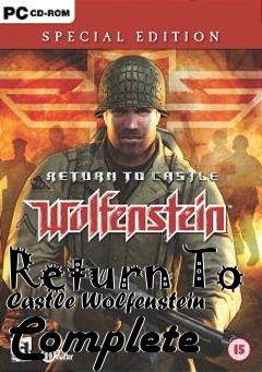 Box art for Return To Castle Wolfenstein