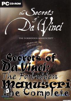 Box art for Secrets of Da Vinci: The Forbidden Manuscript, The