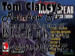 Box art for Tom Clancys Rainbow Six Rogue Spear Black Thorn