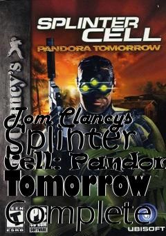 Box art for Tom Clancys Splinter Cell: Pandora Tomorrow