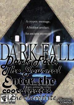 Box art for Dark Fall: The Journal