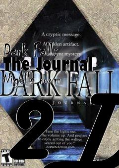 Box art for Dark Fall: The Journal