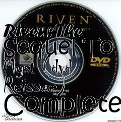 Box art for Riven: The Sequel To Myst (dvd Reissue)