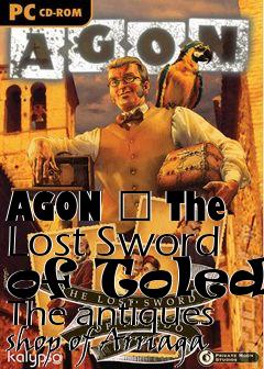 Box art for AGON  The Lost Sword of Toledo