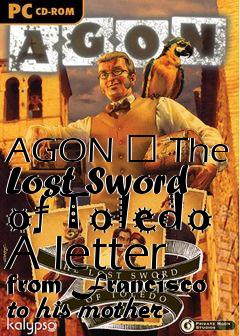 Box art for AGON  The Lost Sword of Toledo