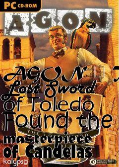 Box art for AGON  The Lost Sword of Toledo