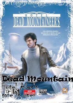 Box art for Dead Mountaineers Hotel