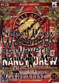 Box art for Nancy Drew: Warnings at Waverly Academy