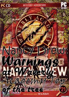 Box art for Nancy Drew: Warnings at Waverly Academy