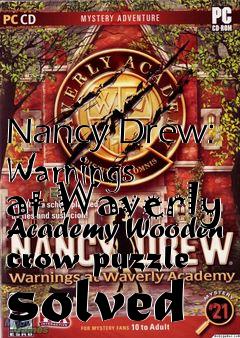 Box art for Nancy Drew: Warnings at Waverly Academy