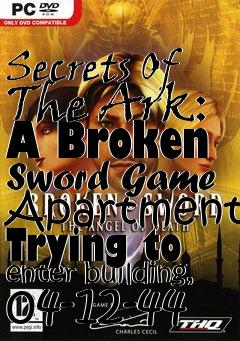 Box art for Secrets Of The Ark: A Broken Sword Game