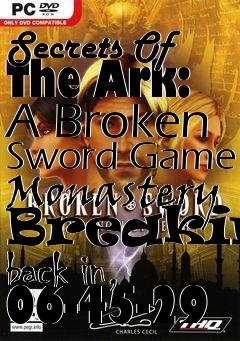 Box art for Secrets Of The Ark: A Broken Sword Game