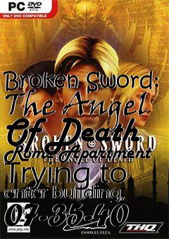 Box art for Broken Sword: The Angel Of Death