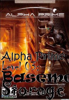 Box art for Alpha Prime