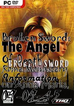 Box art for Broken Sword: The Angel Of Death