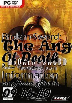 Box art for Broken Sword: The Angel Of Death