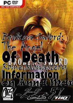 Box art for Broken Sword: The Angel Of Death