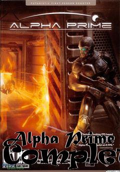 Box art for Alpha Prime