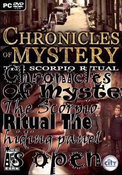 Box art for Chronicles Of Mystery: The Scorpio Ritual