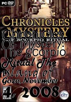 Box art for Chronicles Of Mystery: The Scorpio Ritual