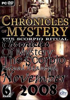 Box art for Chronicles Of Mystery: The Scorpio Ritual