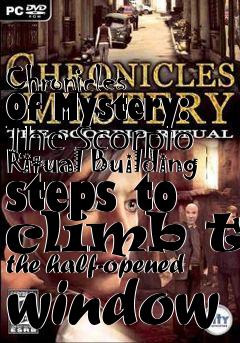 Box art for Chronicles Of Mystery: The Scorpio Ritual