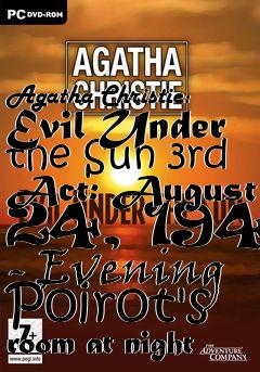 Box art for Agatha Christie: Evil Under the Sun