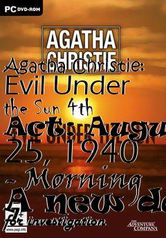 Box art for Agatha Christie: Evil Under the Sun