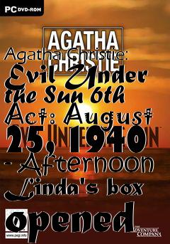 Box art for Agatha Christie: Evil Under the Sun