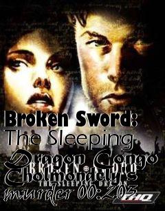 Box art for Broken Sword: The Sleeping Dragon