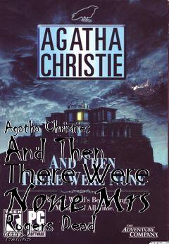 Box art for Agatha Christie: And Then There Were None