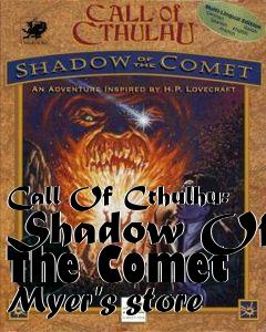 Box art for Call Of Cthulhu: Shadow Of The Comet