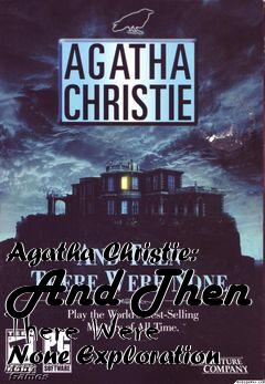 Box art for Agatha Christie: And Then There Were None