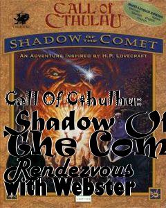 Box art for Call Of Cthulhu: Shadow Of The Comet