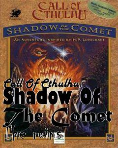 Box art for Call Of Cthulhu: Shadow Of The Comet