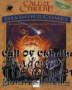 Box art for Call Of Cthulhu: Shadow Of The Comet