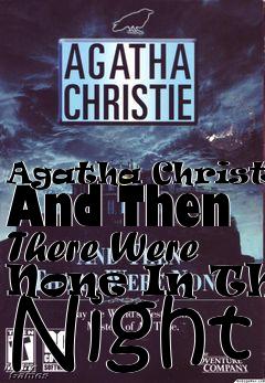 Box art for Agatha Christie: And Then There Were None