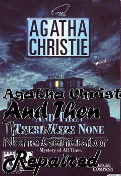 Box art for Agatha Christie: And Then There Were None