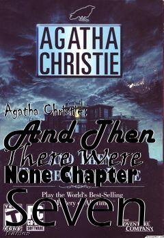 Box art for Agatha Christie: And Then There Were None