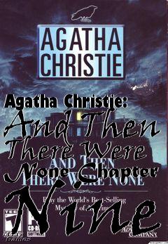 Box art for Agatha Christie: And Then There Were None